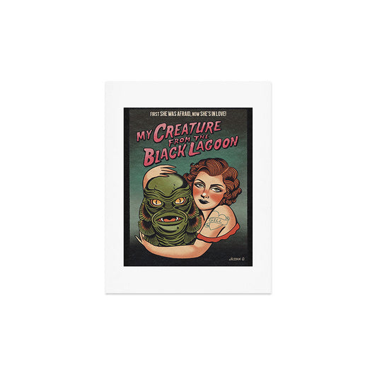 My Creature from the Black Lagoon Art Print Gallery Image 2