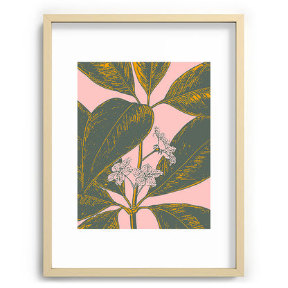 Modern Botanical Banana Leaf Framed Art Print Gallery Image 99