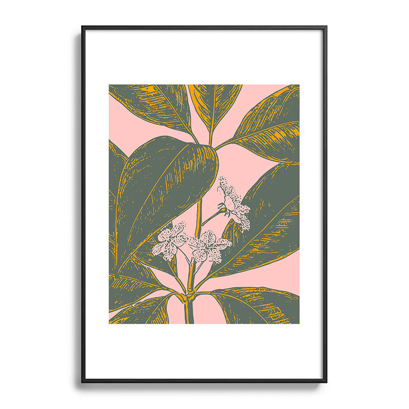 Modern Botanical Banana Leaf Framed Art Print Gallery Image 113