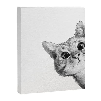 sneaky cat Canvas Print Gallery Image 5