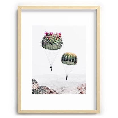Flying Cacti Framed Art Print Gallery Image 99