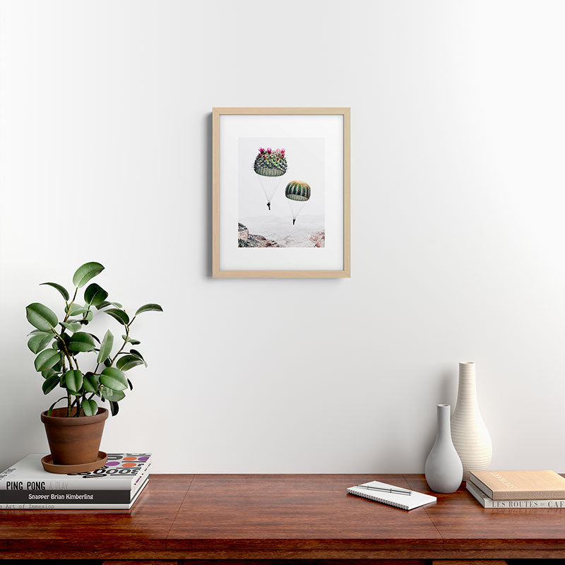 Flying Cacti Framed Art Print Gallery Image 25