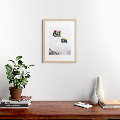 Flying Cacti Framed Art Print Gallery Image 64
