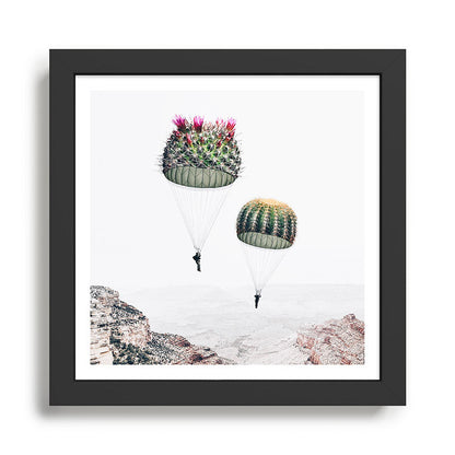 Flying Cacti Framed Art Print Gallery Image 2
