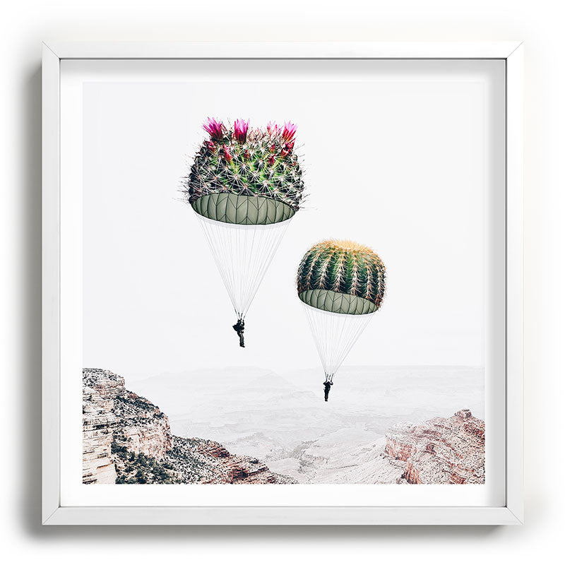 Flying Cacti Framed Art Print Gallery Image 118