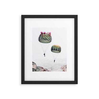 Flying Cacti Framed Art Print Gallery Image 6