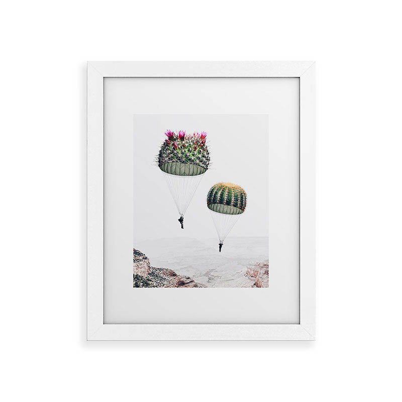 Flying Cacti Framed Art Print Gallery Image 75