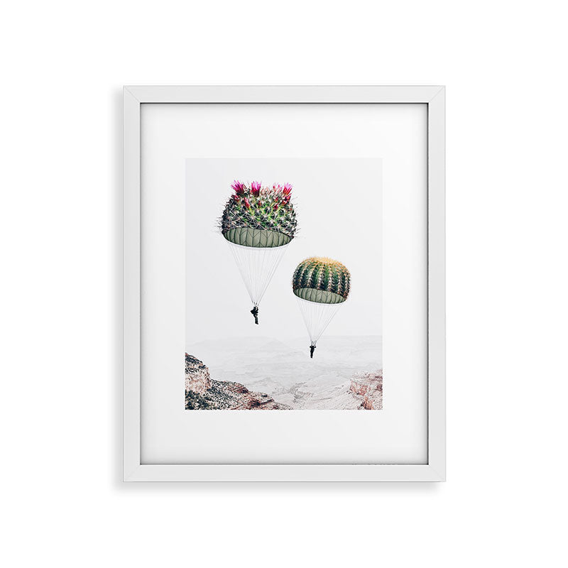 Flying Cacti Framed Art Print Gallery Image 34