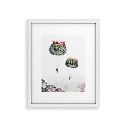 Flying Cacti Framed Art Print Gallery Image 30