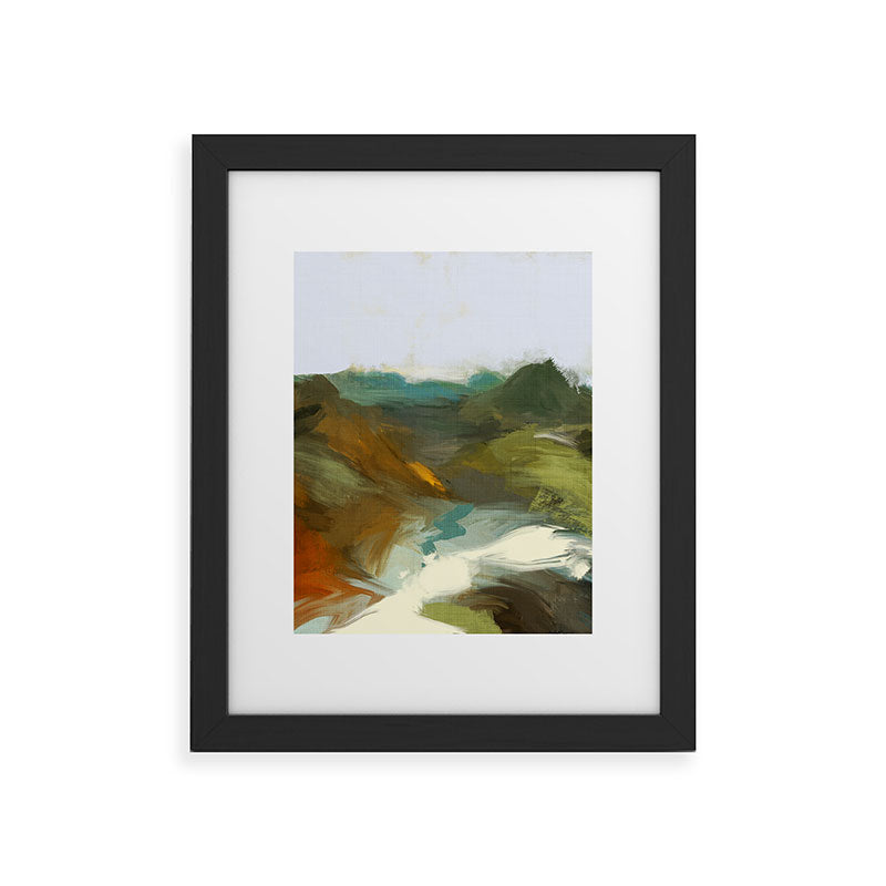 the path abstract landscape art Framed Art Print Gallery Image 44
