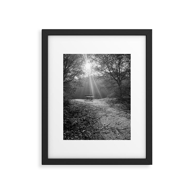 "Sunlit Solitude" by Maria Popova Framed Art Print Gallery Image 1