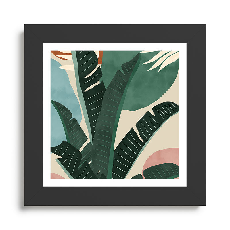 Modern jungle shapes Framed Art Print Gallery Image 46