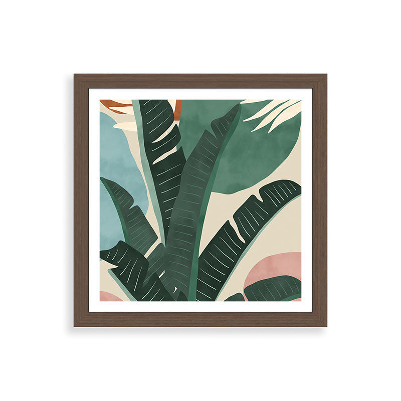 Modern jungle shapes Framed Art Print Gallery Image 60