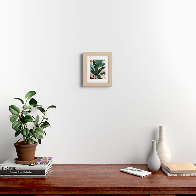 Modern jungle shapes Framed Art Print Gallery Image 59