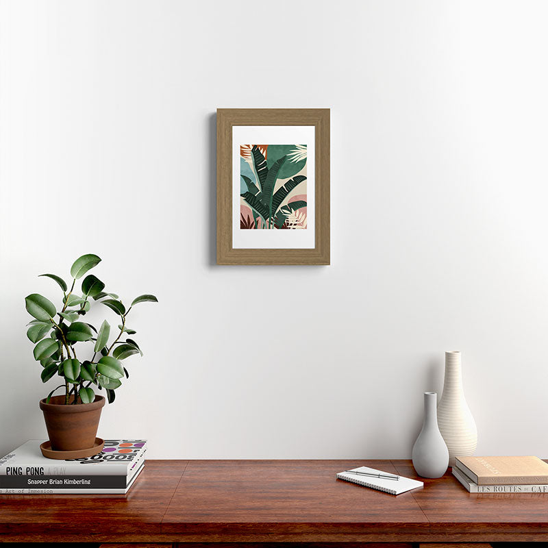 Modern jungle shapes Framed Art Print Gallery Image 52