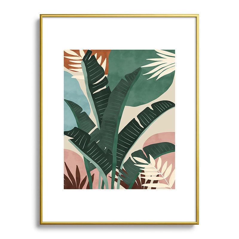 Modern jungle shapes Framed Art Print Gallery Image 125