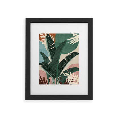 Modern jungle shapes Framed Art Print Gallery Image 47
