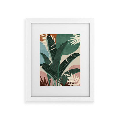 Modern jungle shapes Framed Art Print Gallery Image 69