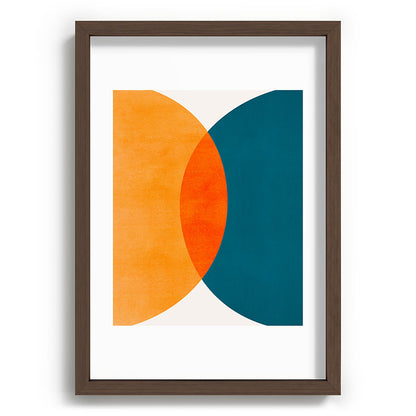 Mid Century Eclipse / Abstract Geometric Framed Art Print Gallery Image 89
