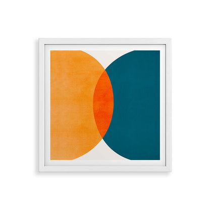 Mid Century Eclipse / Abstract Geometric Framed Art Print Gallery Image 38