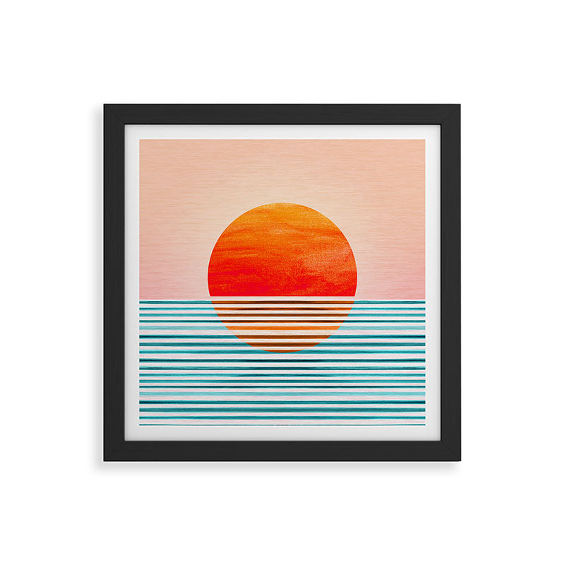 Minimalist Sunset III / Abstract Landscape Framed Art Print Gallery Image 50