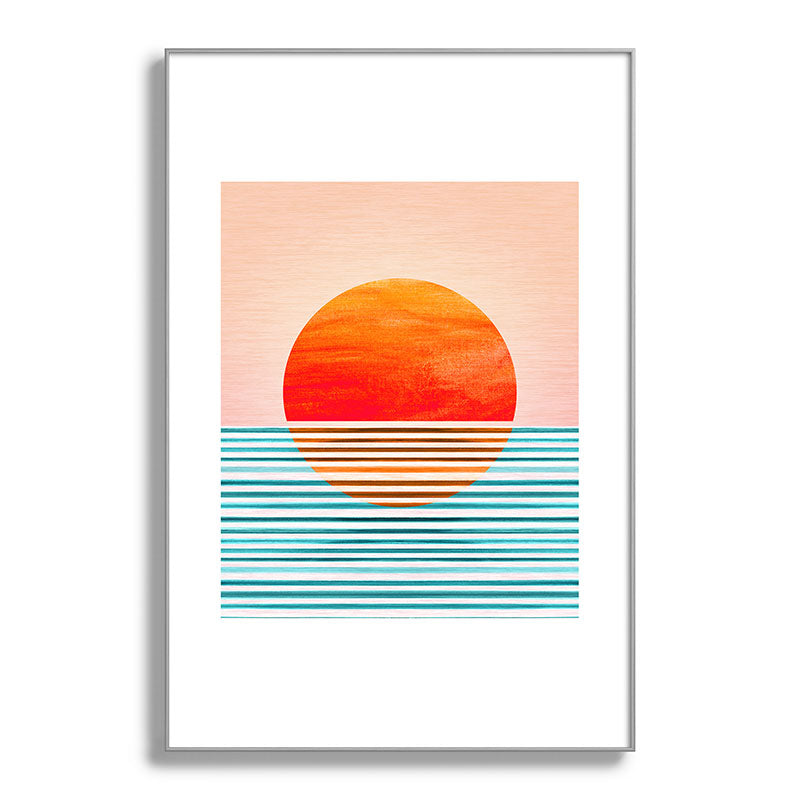 Minimalist Sunset III / Abstract Landscape Framed Art Print Gallery Image 138