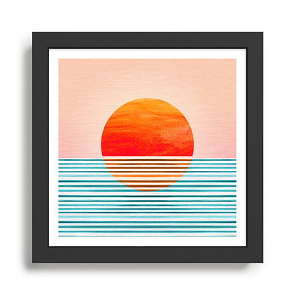 Minimalist Sunset III / Abstract Landscape Framed Art Print Gallery Image 2