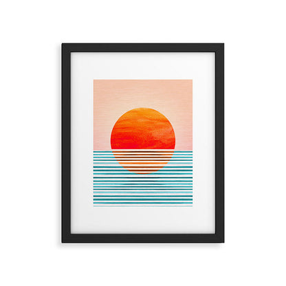 Minimalist Sunset III / Abstract Landscape Framed Art Print Gallery Image 6