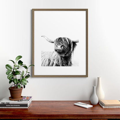 HIGHLAND CATTLE FRIDA Framed Art Print Gallery Image 58