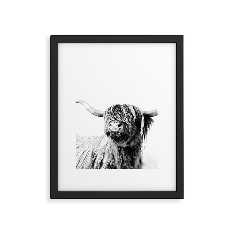 HIGHLAND CATTLE FRIDA Framed Art Print Gallery Image 6