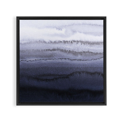 WITHIN THE TIDES BLUE Framed Canvas Print Gallery Image 1