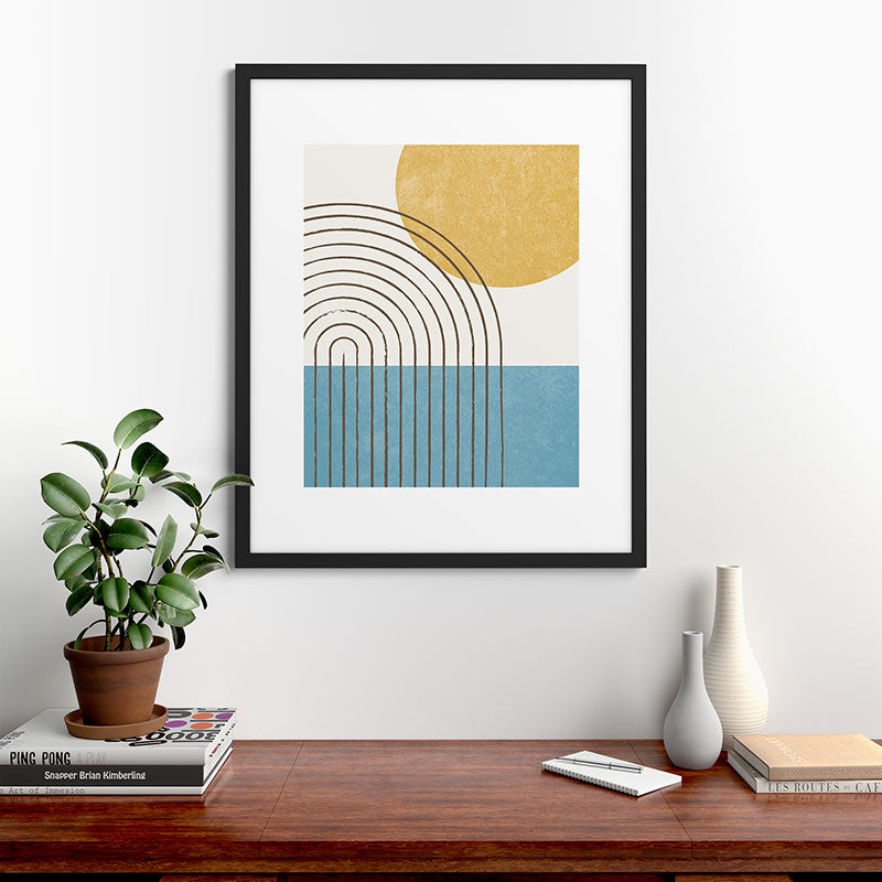 Sunny ocean Framed Art Print Gallery Image 48