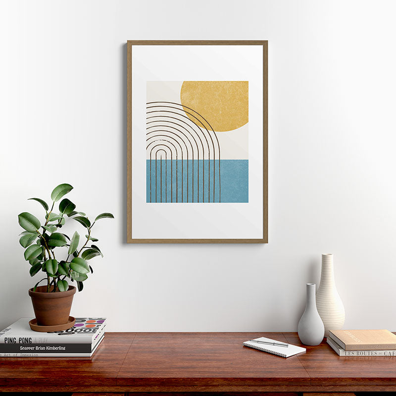 Sunny ocean Framed Art Print Gallery Image 18