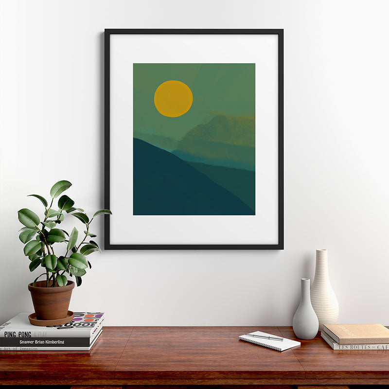 The Hills Felt Green That Evening Framed Art Print Gallery Image 9