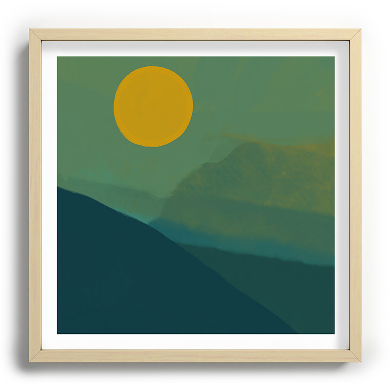 The Hills Felt Green That Evening Framed Art Print Gallery Image 109
