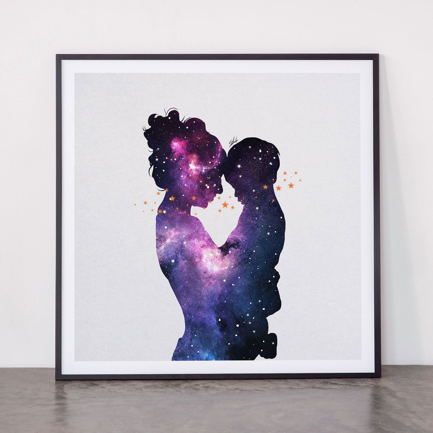 The first love. Framed Art Print Gallery Image 11