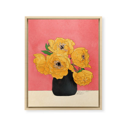 Bouquet Gift Sunny Framed Canvas Print Gallery Image 13