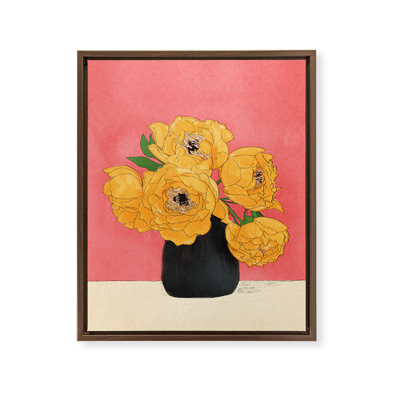 Bouquet Gift Sunny Framed Canvas Print Gallery Image 10