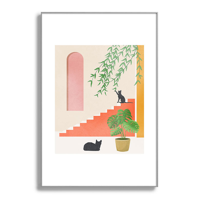 Cat Space II Framed Art Print Gallery Image 101