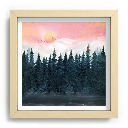 Forest Under the Sunset Framed Art Print Gallery Image 106