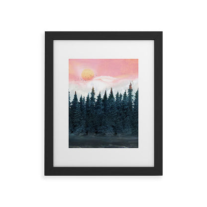 Forest Under the Sunset Framed Art Print Gallery Image 47