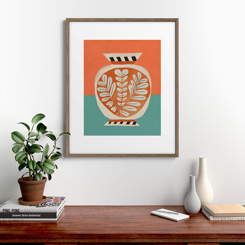 Golden Orchard Vase Framed Art Print Gallery Image 14
