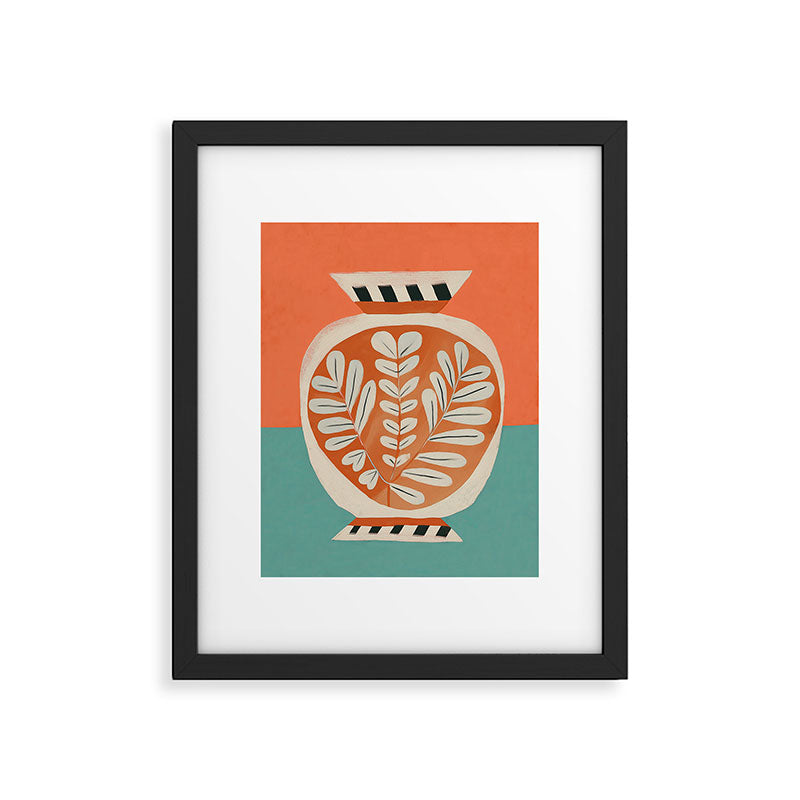Golden Orchard Vase Framed Art Print Gallery Image 2