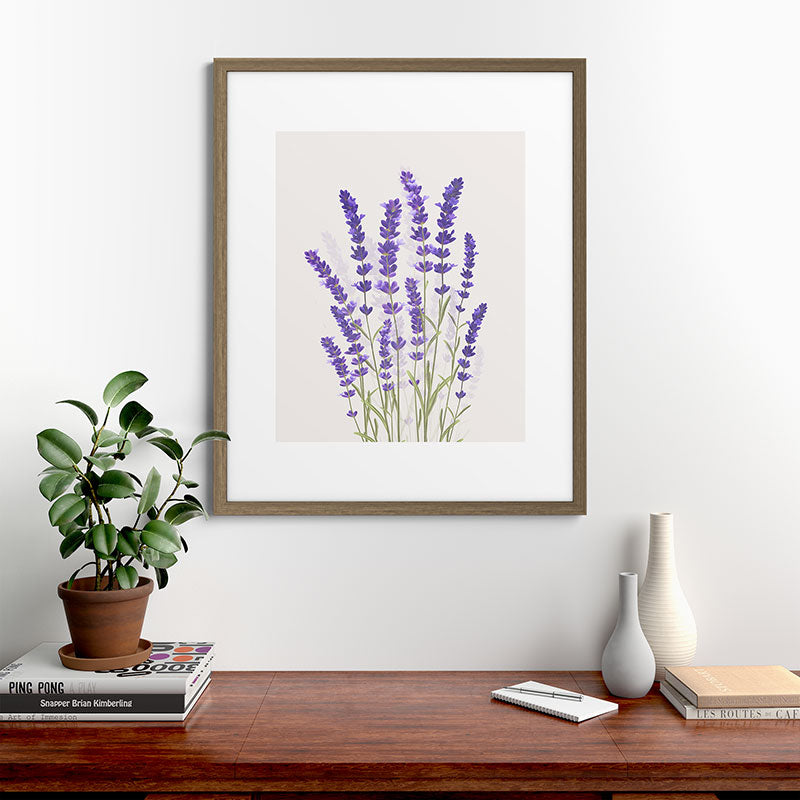 Lavender II Framed Art Print Gallery Image 42