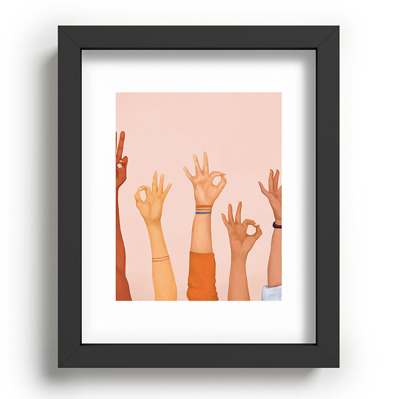 OK Framed Art Print Gallery Image 57