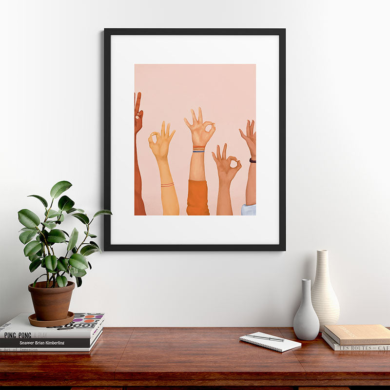 OK Framed Art Print Gallery Image 35