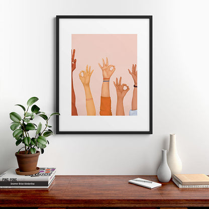 OK Framed Art Print Gallery Image 7