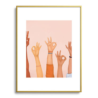 OK Framed Art Print Gallery Image 92