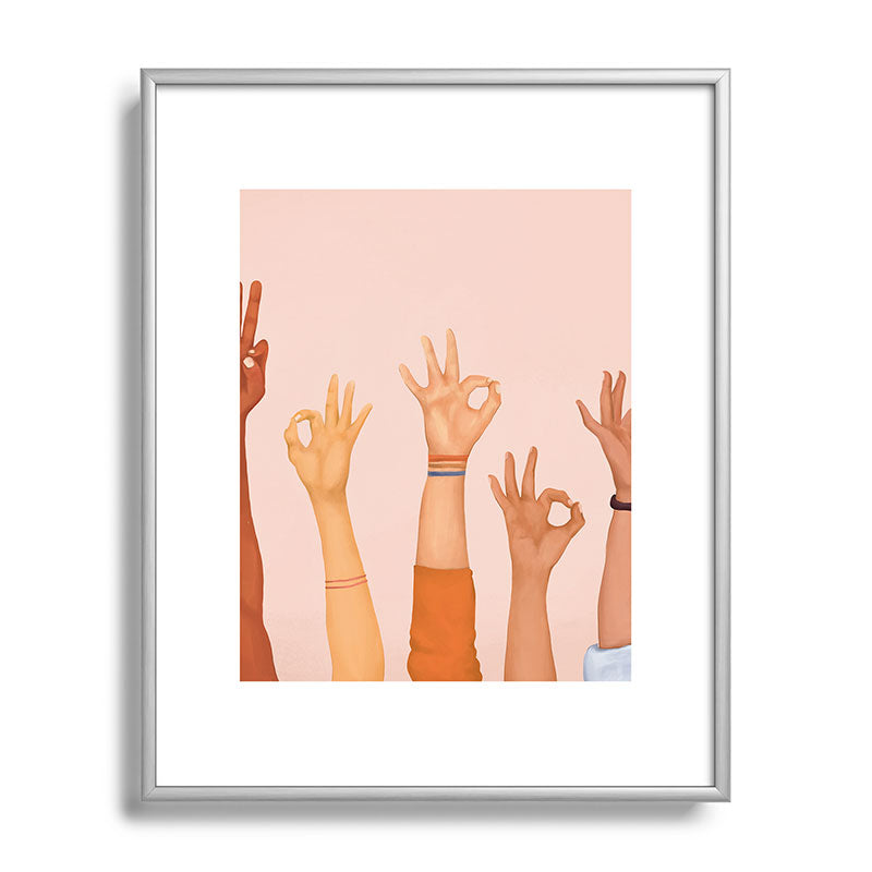 OK Framed Art Print Gallery Image 95