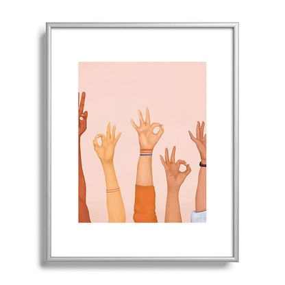 OK Framed Art Print Gallery Image 95